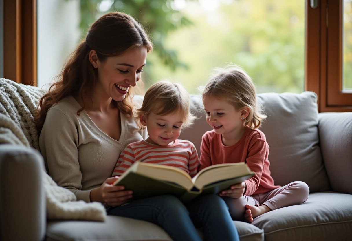 je choisirais  jeune fille au pair  pour trouver une image pertinente